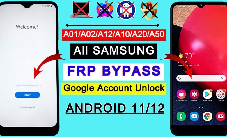 Samsung A01/A02/A10/A12/A20/A50 FRP Bypass Without Samsung A01/A02/A10/A12/A20/A50 FRP Bypass Without