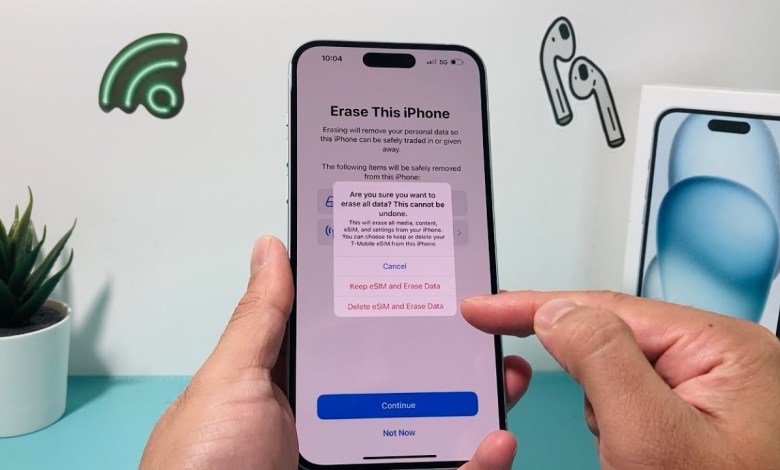 How to Factory Reset iPhone Without Removing eSIM How to Factory Reset iPhone Without Removing eSIM