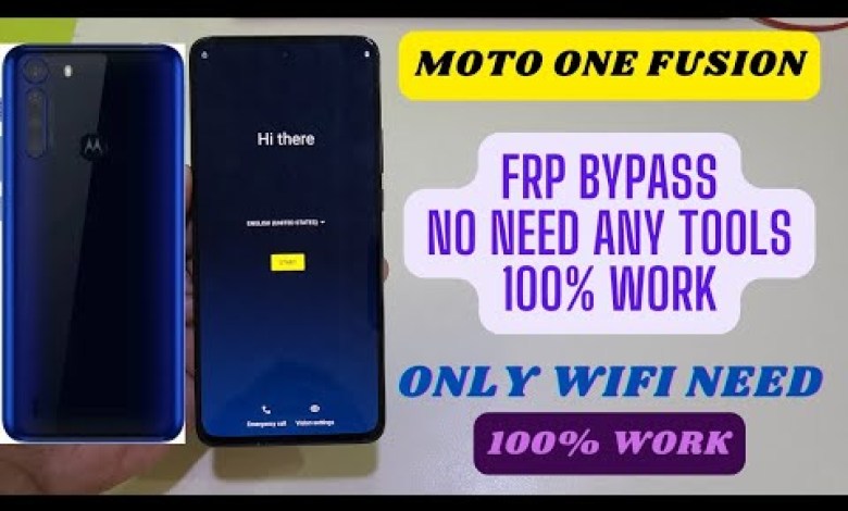 Moto One Fusion Frp Bypass Without Pc | New And Final Moto One Fusion Frp Bypass Without Pc | New And Final