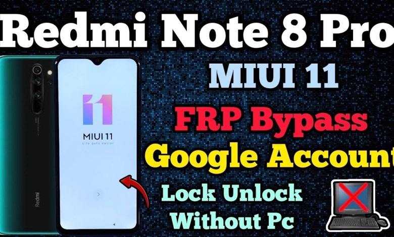 Unlock Redmi Note 8 Pro MIUI 11 || FRP Bypass Without PC || Discover How! Unlock Redmi Note 8 Pro MIUI 11 || FRP Bypass Without PC || Discover How!
