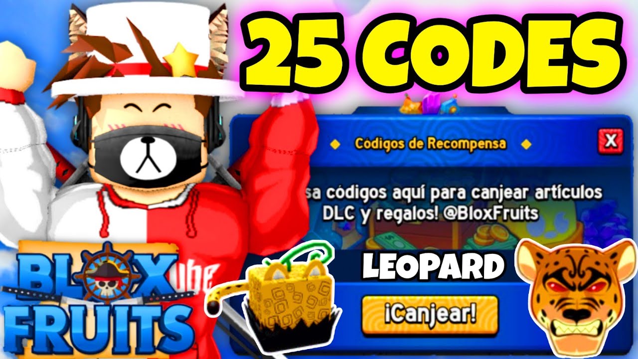 25 CODIGOS DE BLOX FRUITS CODES ROBLOX *LEOPARD* 25 CODIGOS DE BLOX FRUITS CODES ROBLOX *LEOPARD*