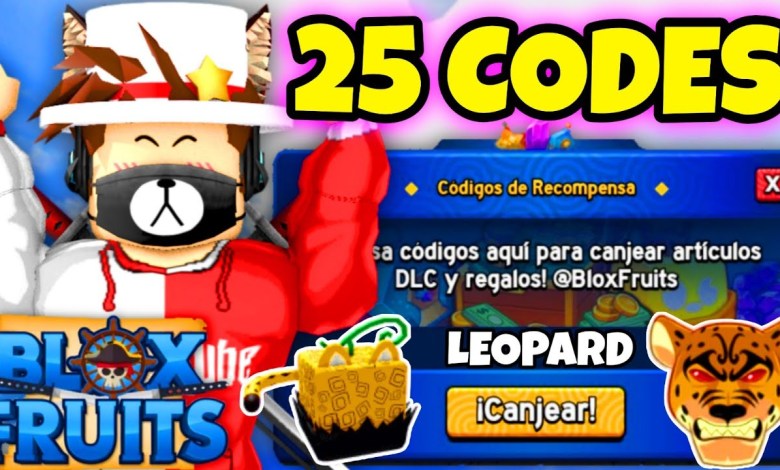 25 CODIGOS DE BLOX FRUITS CODES ROBLOX *LEOPARD* 25 CODIGOS DE BLOX FRUITS CODES ROBLOX *LEOPARD*