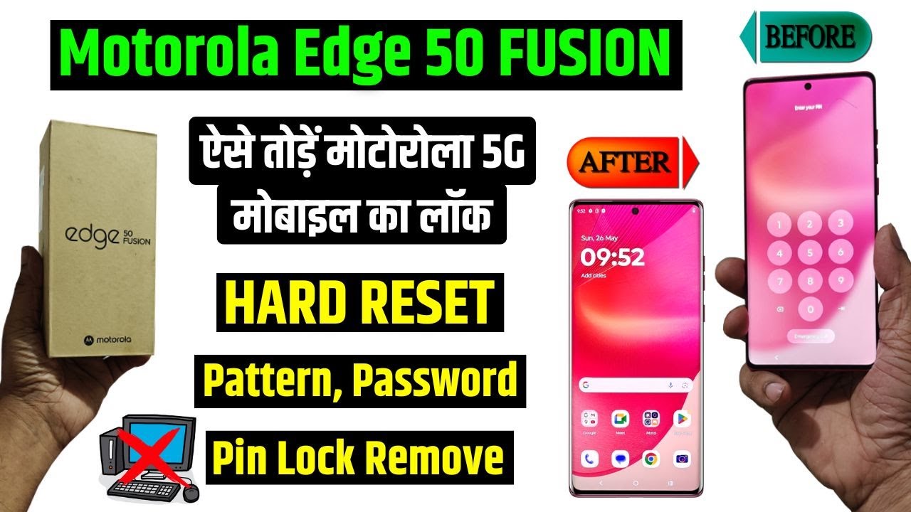Motorola Edge 50 Fusion Factory Reset & Remove All Type Motorola Edge 50 Fusion Factory Reset & Remove All Type