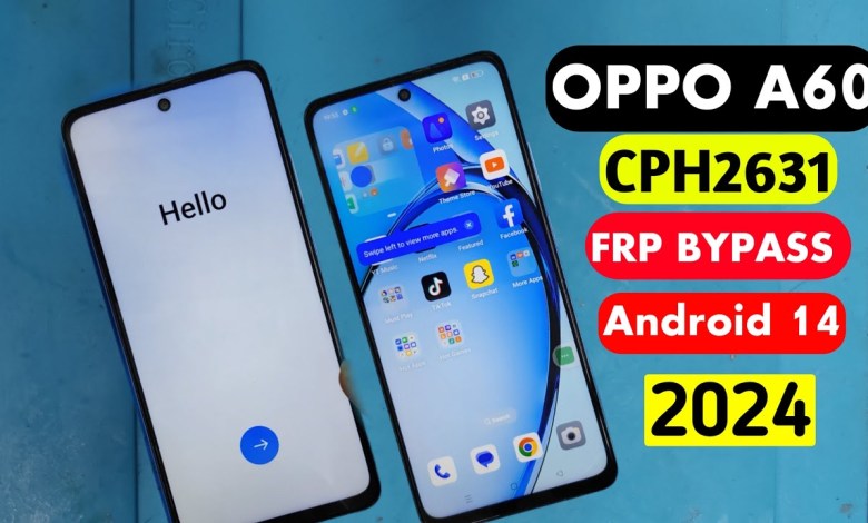 OPPO A60 (CPH2631) FRP Bypass Without PC 2024 / OPPO OPPO A60 (CPH2631) FRP Bypass Without PC 2024 / OPPO