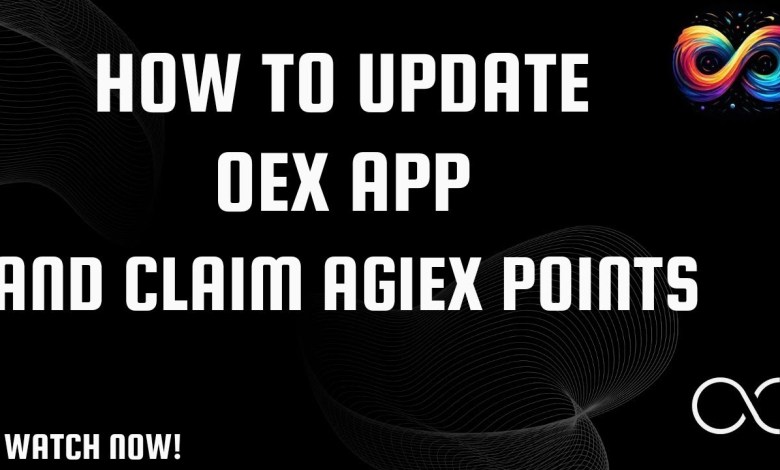 How To Update Oex App and Claim Agiex Points // Agiex How To Update Oex App and Claim Agiex Points // Agiex