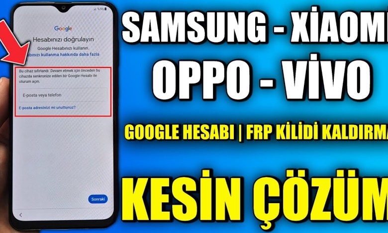 Samsung/Xiaomi/Redmi/Oppo/Vivo Google Gmail Hesabı Samsung/Xiaomi/Redmi/Oppo/Vivo Google Gmail Hesabı