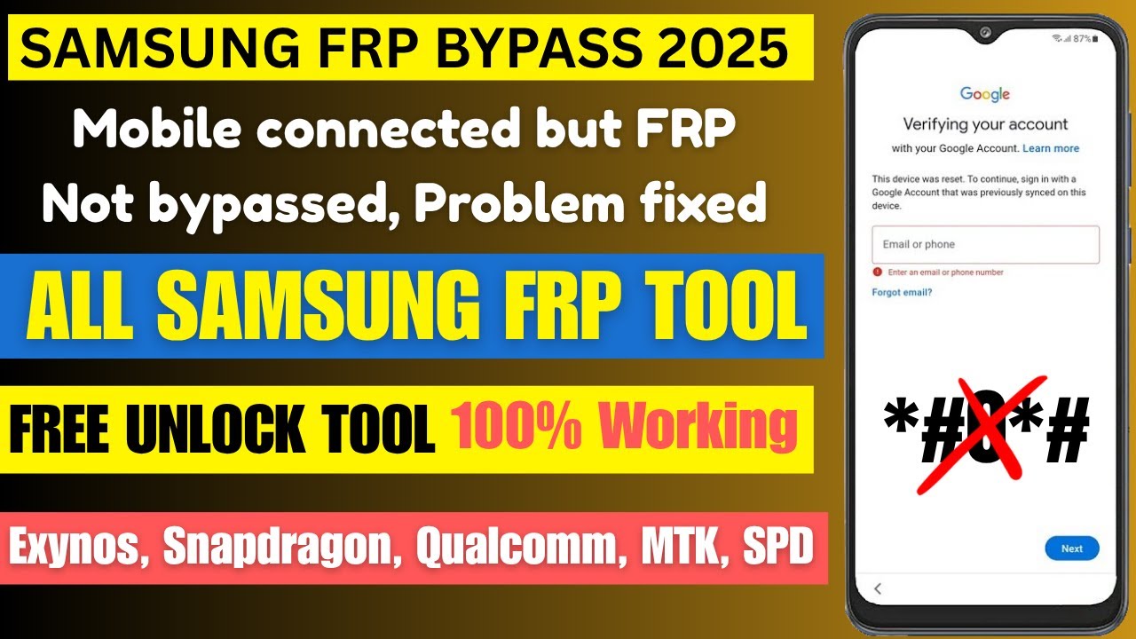 Unlocking Secrets: The 2025 Guide to Samsung FRP Bypass! Unlocking Secrets: The 2025 Guide to Samsung FRP Bypass!