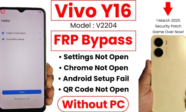 Unlocking Secrets: Bypass Vivo Y16 FRP | Overcoming Android Setup Challenges | Universal Guide for All Vivo Models Unlocking Secrets: Bypass Vivo Y16 FRP | Overcoming Android Setup Challenges | Universal Guide for All Vivo Models