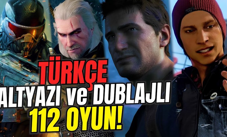 GAMES WITH TURKISH SUBTITLES AND TURKISH DUBBING! GAMES WITH TURKISH SUBTITLES AND TURKISH DUBBING!