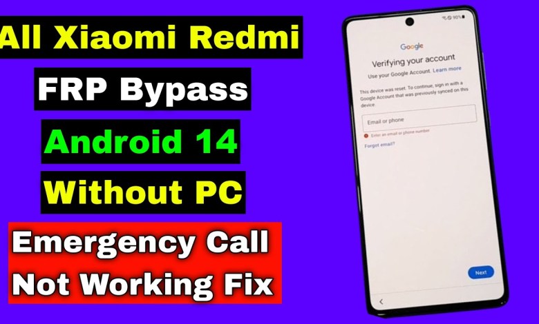 All Xiaomi Redmi FRP Bypass Android 14 Without PC All Xiaomi Redmi FRP Bypass Android 14 Without PC