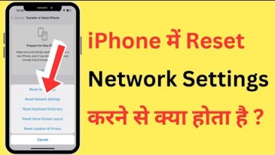 What happens after resetting network settings in iPhone? What happens after resetting network settings in iPhone?