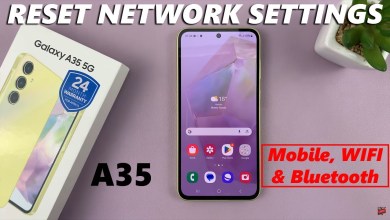 How To Reset Network Settings On Samsung Galaxy A35 5G How To Reset Network Settings On Samsung Galaxy A35 5G