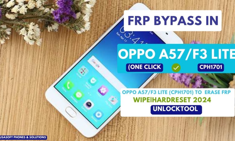 FRP BYPASS|REMOVE IN OPPO A57-F3 LITE|OPPO CPH1701 FRP BYPASS|REMOVE IN OPPO A57-F3 LITE|OPPO CPH1701