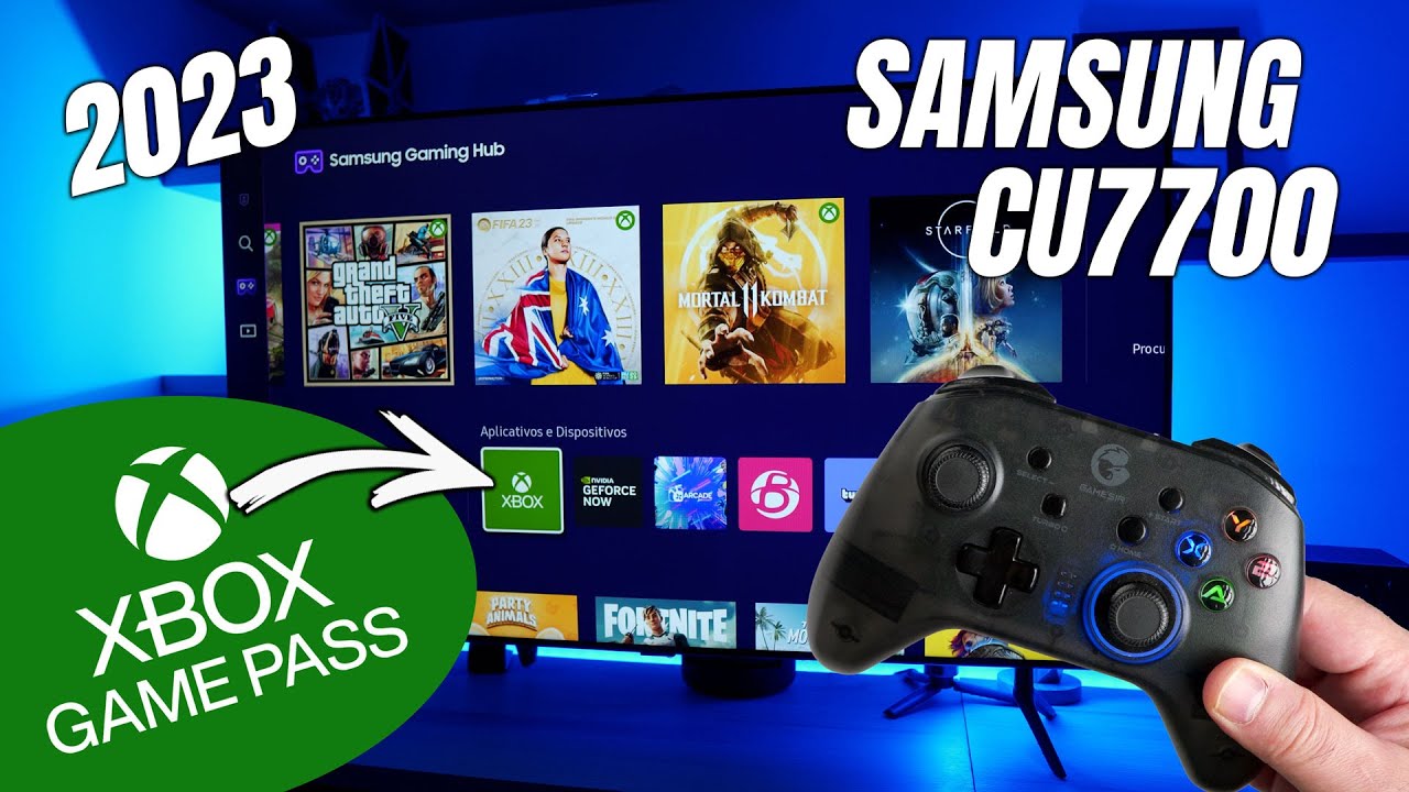 I TESTED XBOX GAME PASS on the SAMSUNG CU7700 TV and I TESTED XBOX GAME PASS on the SAMSUNG CU7700 TV and