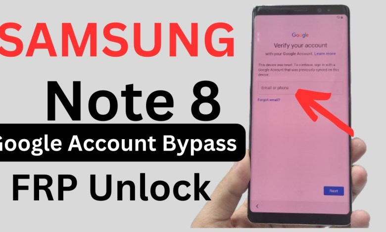 Samsung Galaxy Note 8 Google Account Bypass // Samsung Galaxy Note 8 Google Account Bypass //