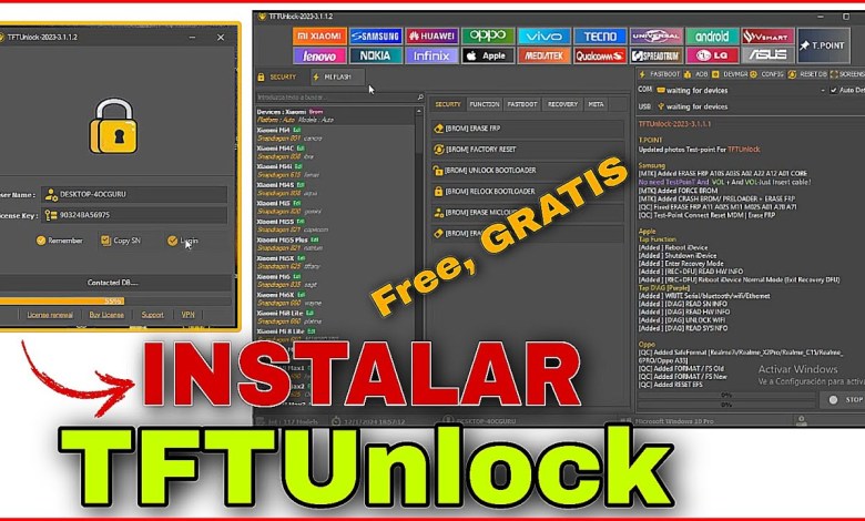 Instalar TFTUnlock 2023, Unlock Tool Free Gratis 2024 Instalar TFTUnlock 2023, Unlock Tool Free Gratis 2024