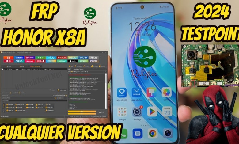 FRP Honor x8a TestPoint Latest Security || Unlocktool FRP Honor x8a TestPoint Latest Security || Unlocktool