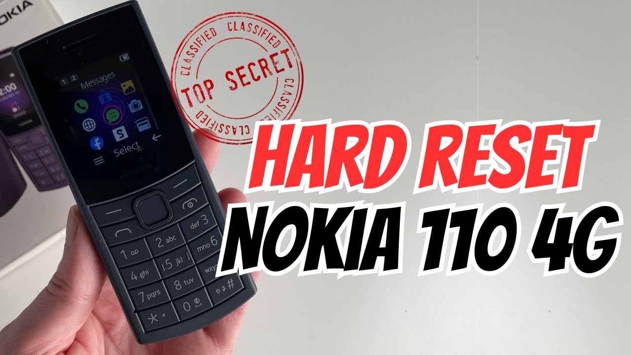 How to Hard Reset Nokia 110 4G Secret Code How to Hard Reset Nokia 110 4G Secret Code