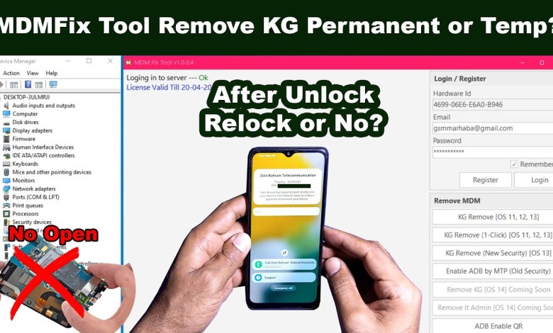 Samsung KG Lock Remove Permanent MDMFix Tool Samsung KG Lock Remove Permanent MDMFix Tool