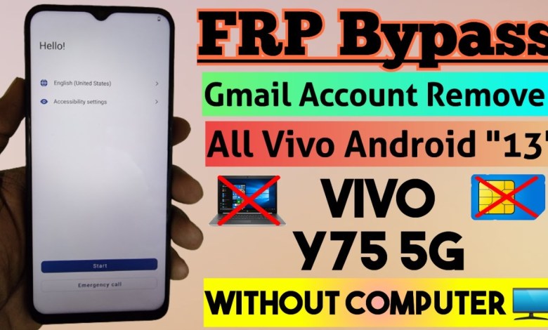 Vivo Y75 5G FRP Bypass Android 13 | Vivo Android 13 FRP Vivo Y75 5G FRP Bypass Android 13 | Vivo Android 13 FRP