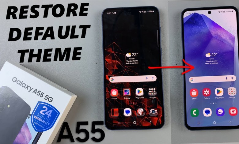 Samsung Galaxy A55 5G: How To Revert To Default Samsung Galaxy A55 5G: How To Revert To Default