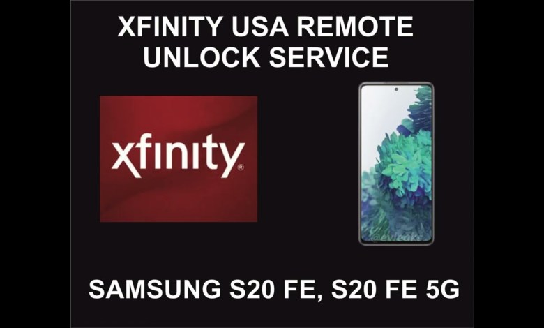 Xfinity USA Samsung Unlock Service, Samsung S20 FE Xfinity USA Samsung Unlock Service, Samsung S20 FE