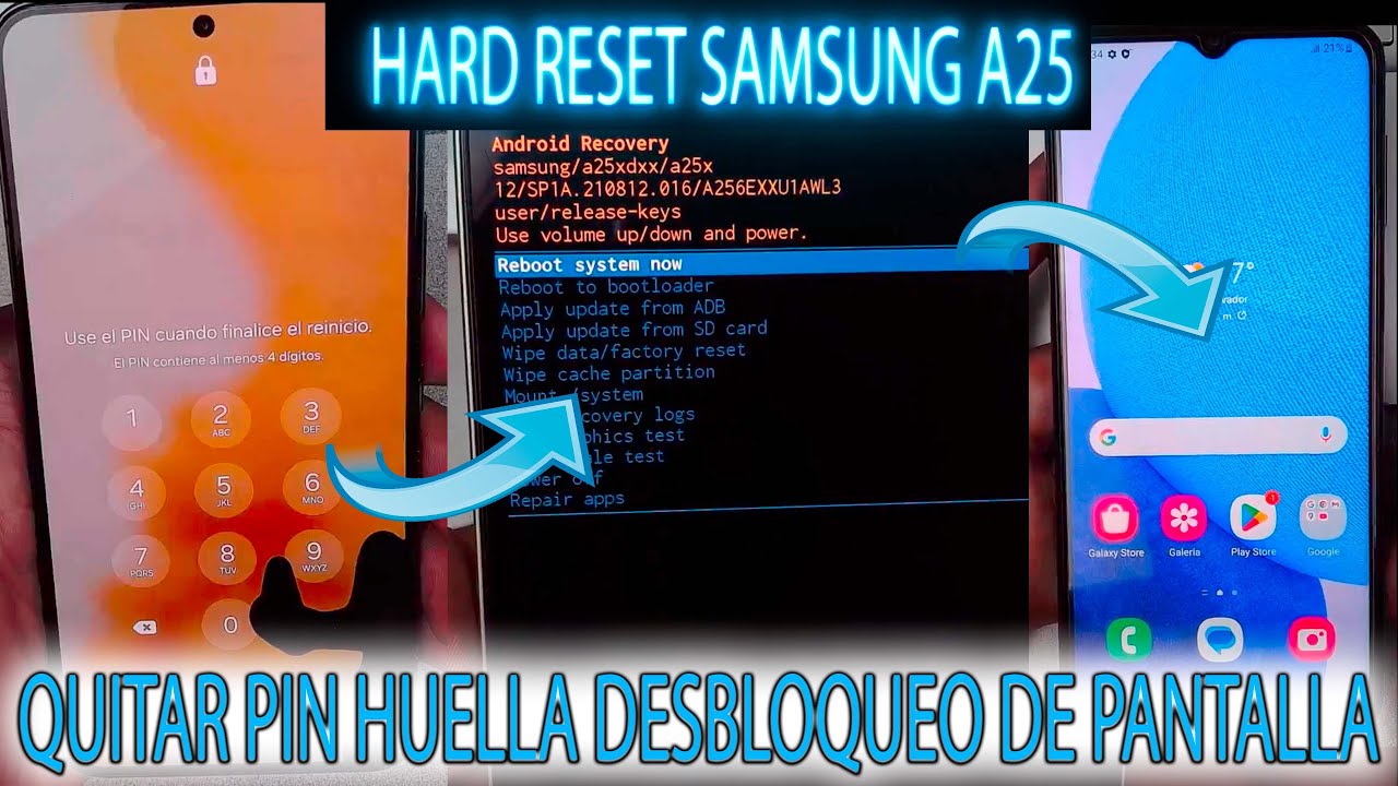 HARD RESET SAMSUNG A25 REMOVE PIN PATTERN FINGERPRINT HARD RESET SAMSUNG A25 REMOVE PIN PATTERN FINGERPRINT