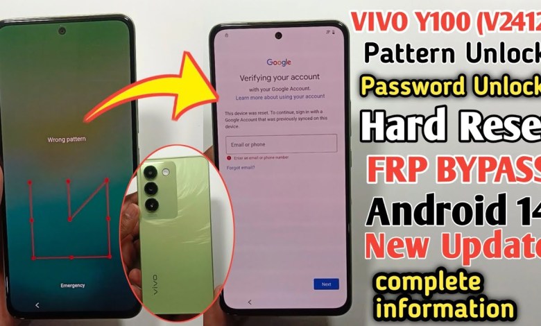 Vivo Y100 (V2412) Pattern,Password Remove By Hard Reset Vivo Y100 (V2412) Pattern,Password Remove By Hard Reset