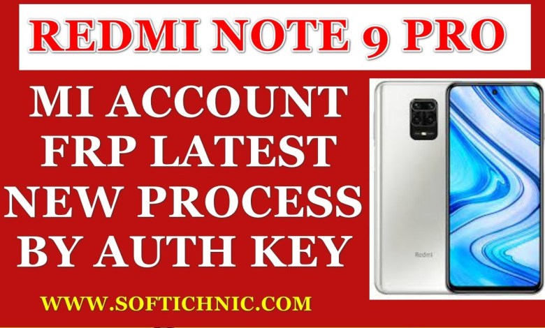 Redmi Note 9 pro mi account frp done by softichnic Redmi Note 9 pro mi account frp done by softichnic