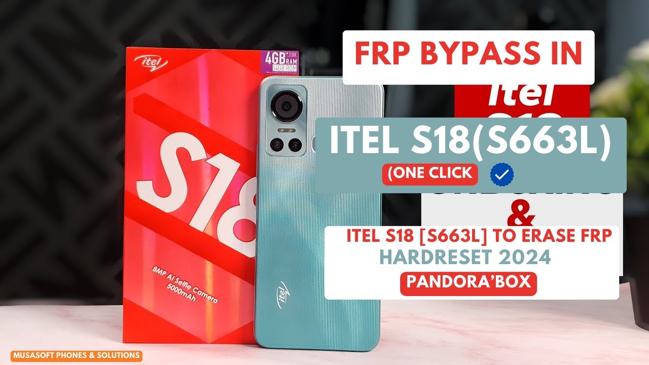 FRP BYPASS |REMOVE IN ITEL S18 |ITEL S663L WIPE FRP BYPASS |REMOVE IN ITEL S18 |ITEL S663L WIPE