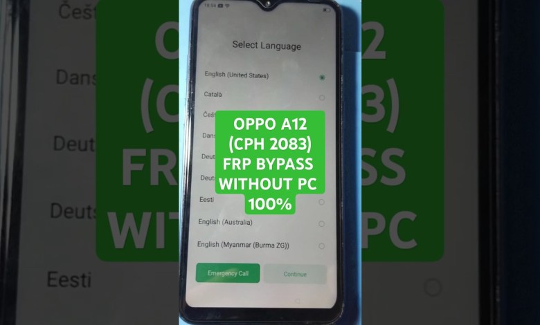 Unlock Oppo A12 (CPH2083) FRP with Just One Click! Guaranteed 100% Success Unlock Oppo A12 (CPH2083) FRP with Just One Click! Guaranteed 100% Success
