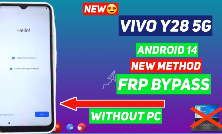 Unlock VIVO Y28 5G Without PC | Android 14 | New Method for FRP Bypass Unlock VIVO Y28 5G Without PC | Android 14 | New Method for FRP Bypass