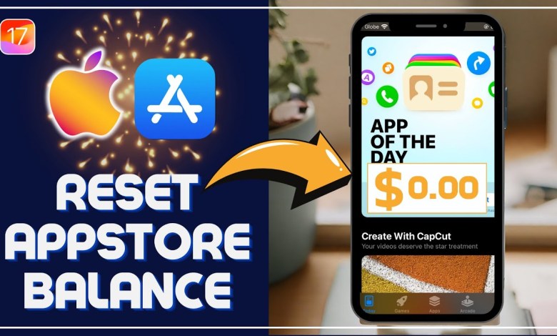How to RESET App Store BALANCE to alt= How to RESET App Store BALANCE to alt=