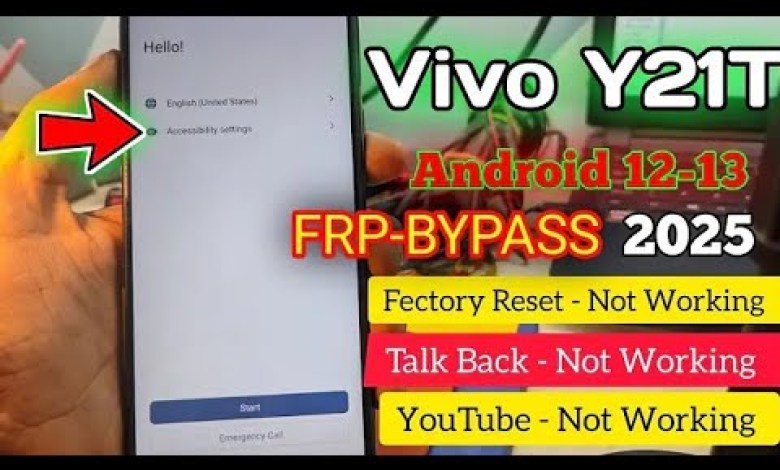 How to bypass Vivo Y21T FRP without a PC with the latest security features How to bypass Vivo Y21T FRP without a PC with the latest security features