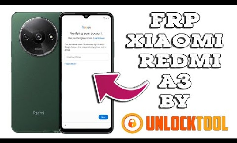 Xiaomi Redmi A3 FRP Reset UnlockTool 2024 / Google Xiaomi Redmi A3 FRP Reset UnlockTool 2024 / Google
