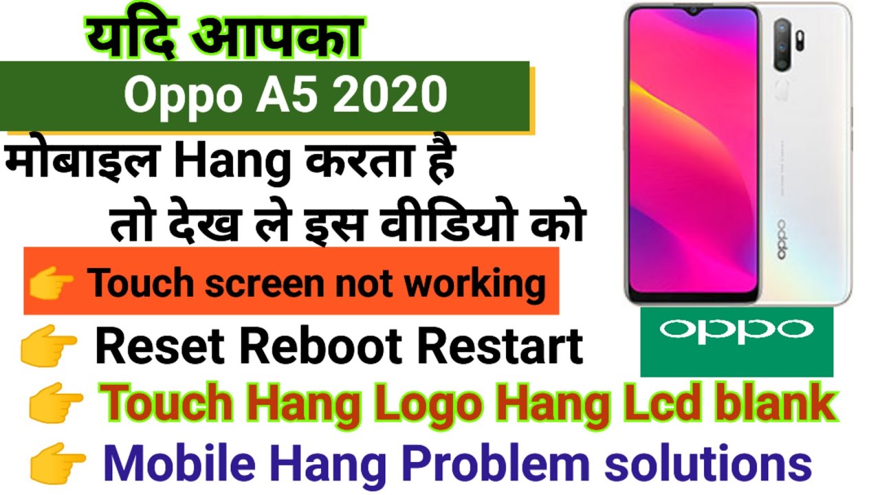 Oppo A5 2020 Touch screen not working Touch Hang Logo Oppo A5 2020 Touch screen not working Touch Hang Logo