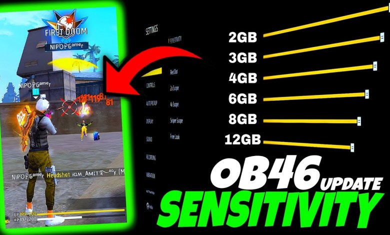 OB46 Update Sensitivity | OB46 Update Free Fire OB46 Update Sensitivity | OB46 Update Free Fire