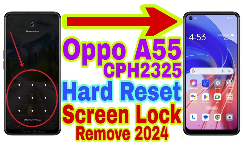 Oppo A55 (CPH2325) Remove Screen Lock/Hard Reset 2024 Oppo A55 (CPH2325) Remove Screen Lock/Hard Reset 2024
