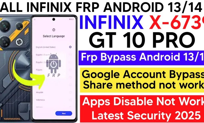 Unlock Infinix GT 10 Pro FRP with No PC – What’s the Secret Method for 2025? Unlock Infinix GT 10 Pro FRP with No PC – What’s the Secret Method for 2025?