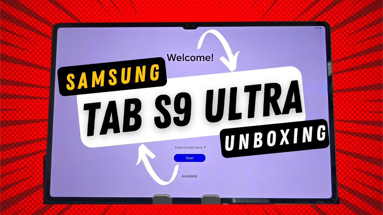 Samsung Galaxy Tab S9 Ultra Unboxing Initial Samsung Galaxy Tab S9 Ultra Unboxing Initial