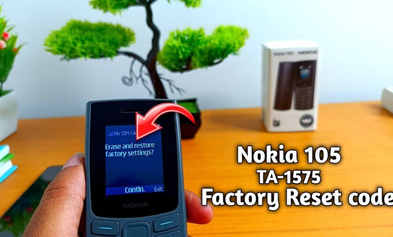 Nokia 105 ( TA-1575 ) hard reset security code // Nokia Nokia 105 ( TA-1575 ) hard reset security code // Nokia