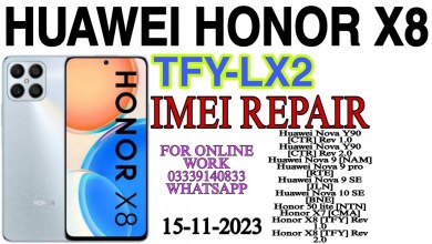 Huawei Honor X8 TFY-LX2 imei repair Huawei Honor X8 TFY-LX2 imei repair