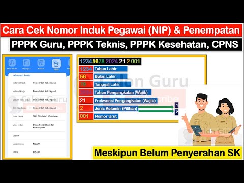 How to find out the teacher's NIP and PPPK placement location, How to find out the teacher's NIP and PPPK placement location,