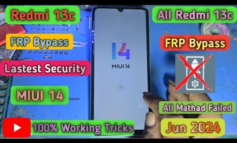Redmi 13c 5G FRP Bypass Miui 14 || New Trick May 2024 | Redmi 13c 5G FRP Bypass Miui 14 || New Trick May 2024 |