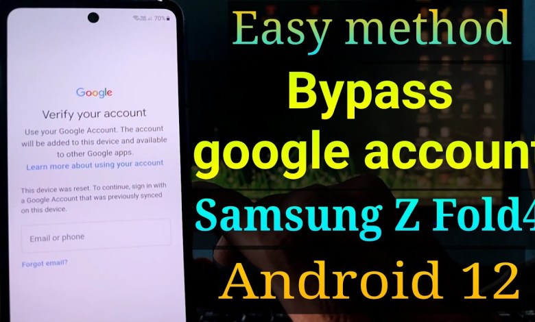 Unlock Samsung Galaxy Z Fold4 Google account with FRP bypass Unlock Samsung Galaxy Z Fold4 Google account with FRP bypass