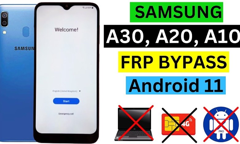 Samsung A30,A20,A10 FRP Bypass Without PC 2024 New Samsung A30,A20,A10 FRP Bypass Without PC 2024 New