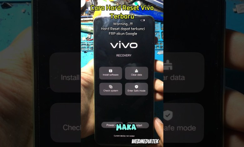 Cara hard reset Hp Vivo terbaru #shorts #smartphone Cara hard reset Hp Vivo terbaru #shorts #smartphone
