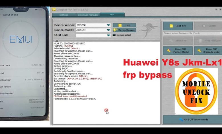 Huawei Y8s Jkm Lx1 frp bypass 2024 Octoplus FRP Tool by Huawei Y8s Jkm Lx1 frp bypass 2024 Octoplus FRP Tool by