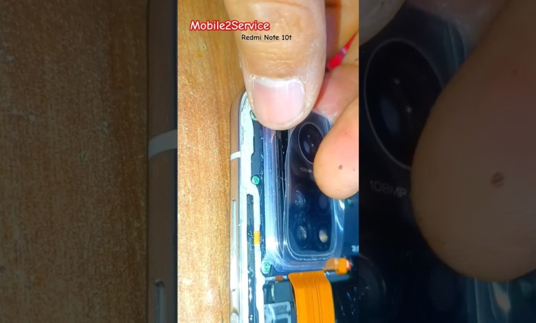 Redmi Note 10t Broken back Glass Replacement Camera Redmi Note 10t Broken back Glass Replacement Camera