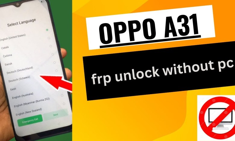 Oppo A31 FRP Unlock Without PC | Simple & Quick Method Oppo A31 FRP Unlock Without PC | Simple & Quick Method